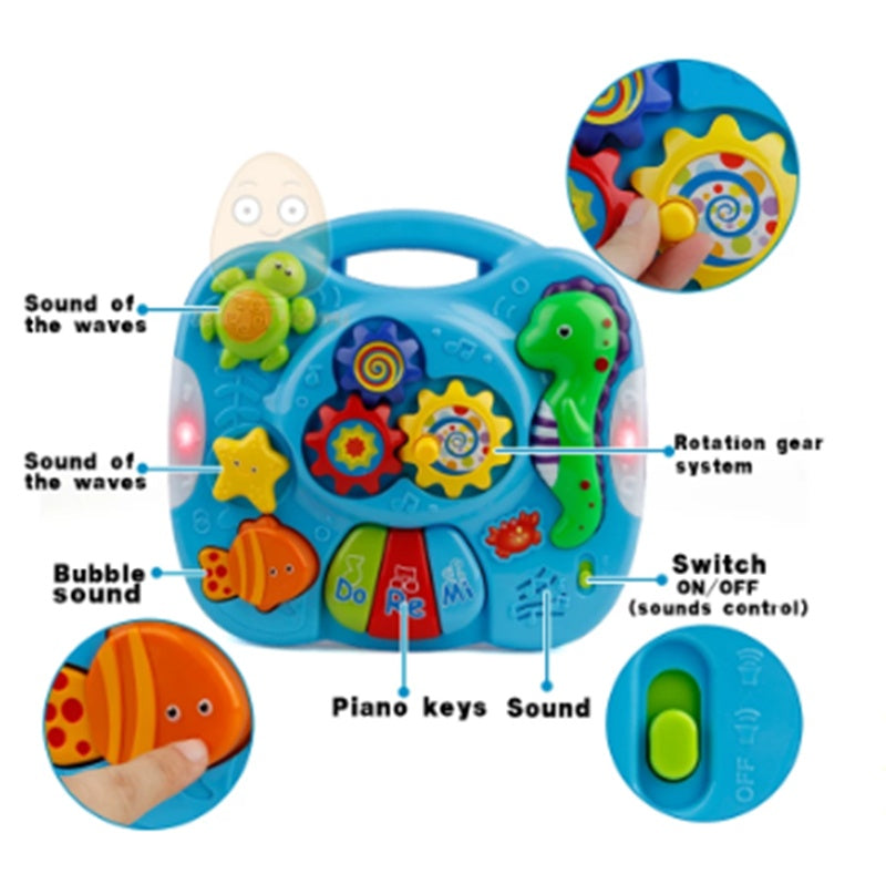 Baby Light Music Hand Drum Multifunctional Learning Table