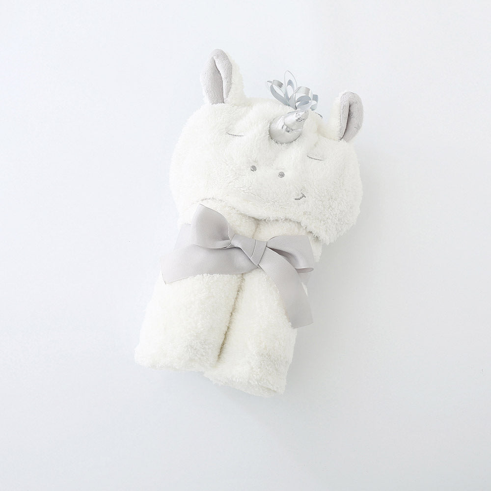 Baby hooded bath towel